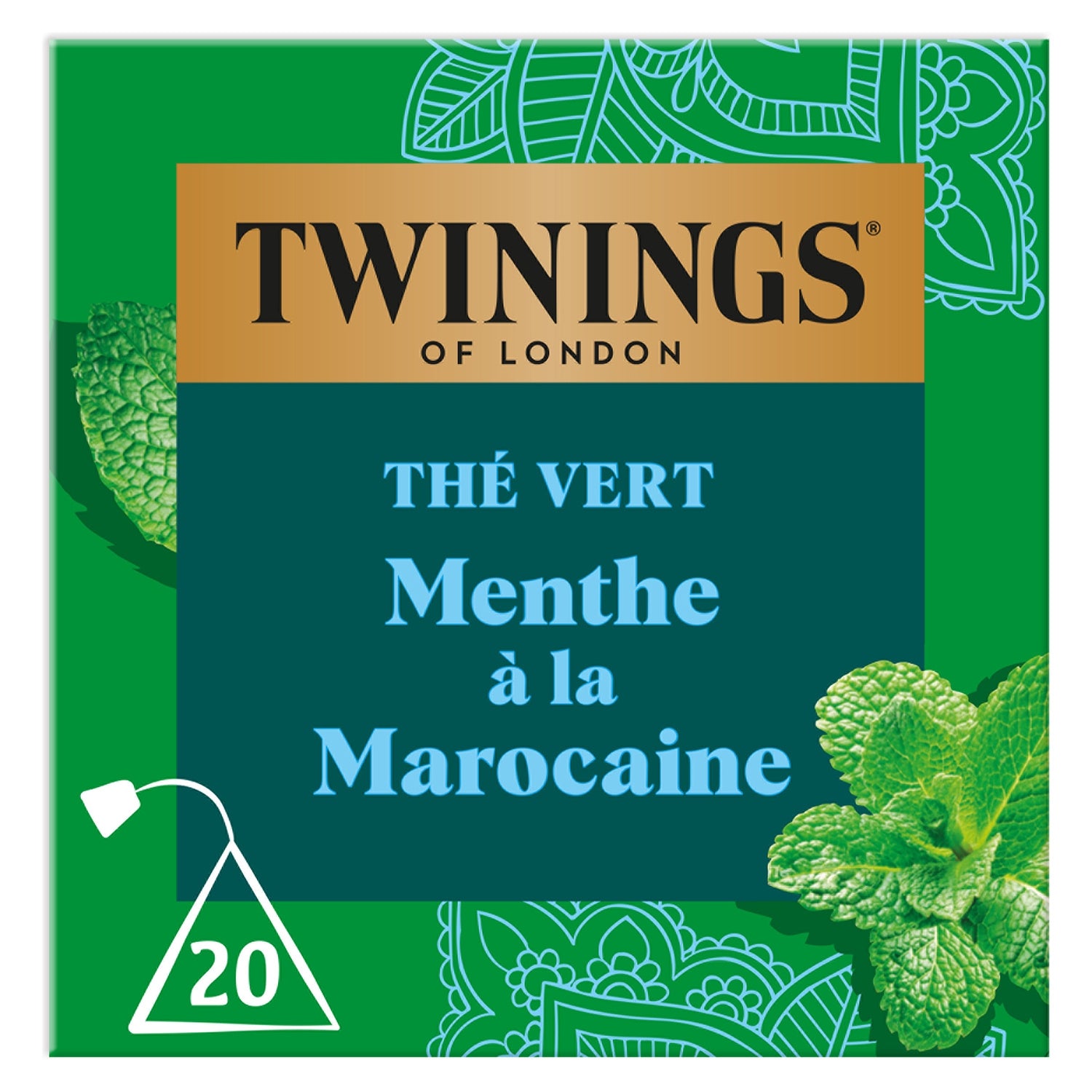 Thé Vert menthe à la marocaine TWININGS 