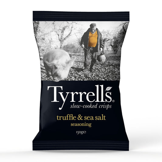 Chips de Pomme de Terre Truffe Noire et Sel TYRRELL'S le sachet de 150g