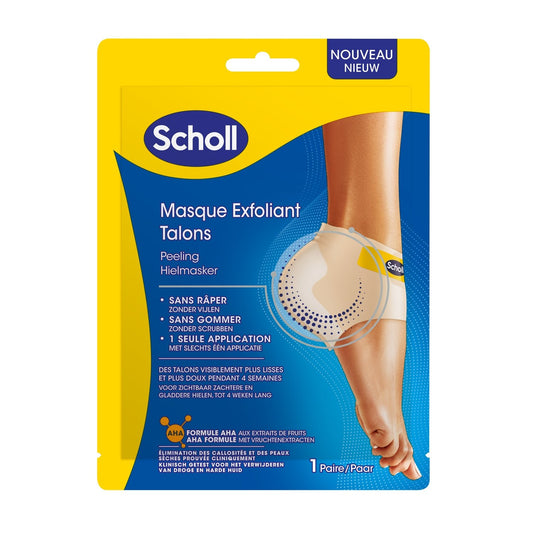 Masque Pieds Exfoliant Talons Aha aux Extraits de Fruits SCHOLL