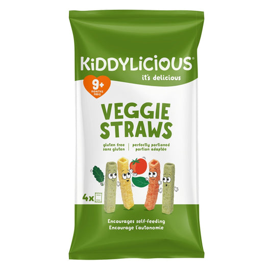 Biscuits Bébé Veggie Straws Saveur Légumes Dès 9 Mois KIDDYLICIOUS le paquet de 48g