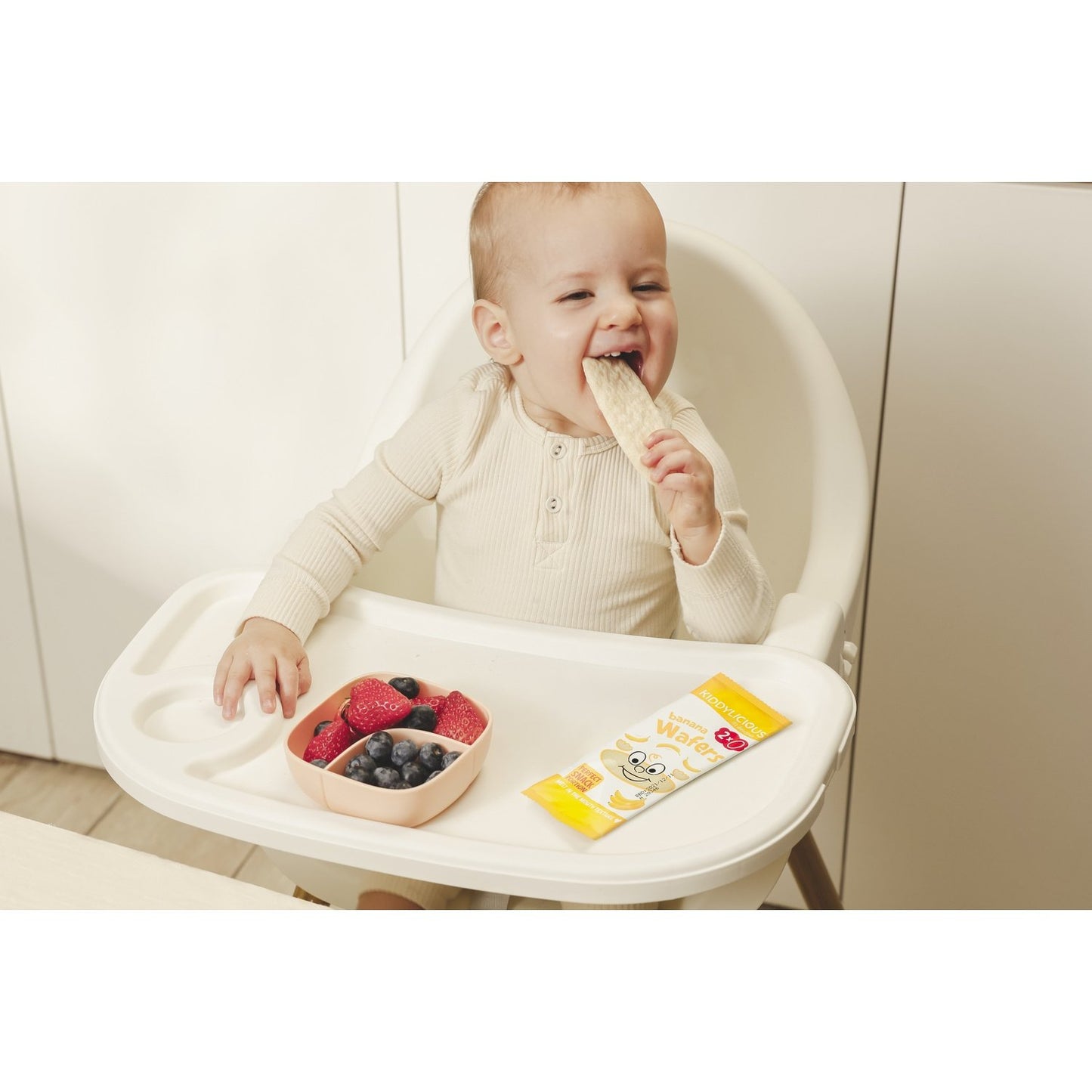 Biscuits Bébé Dès 6 Mois Wafers Banane Kiddylicious KIDDYLICIOUS