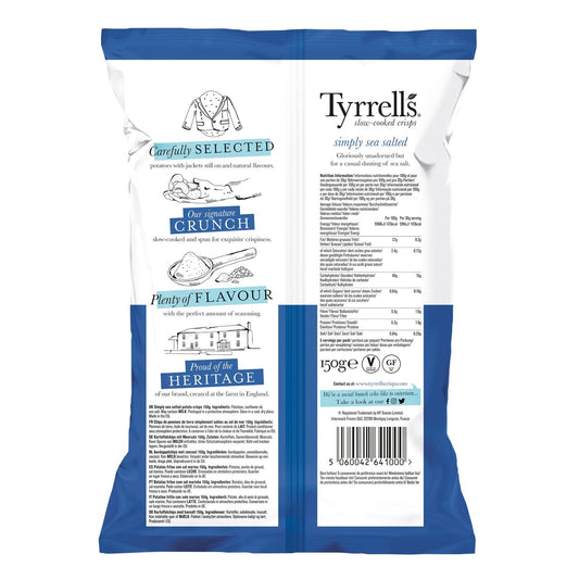 TYRRELL'S Simply Salted Sea Salt Crisps