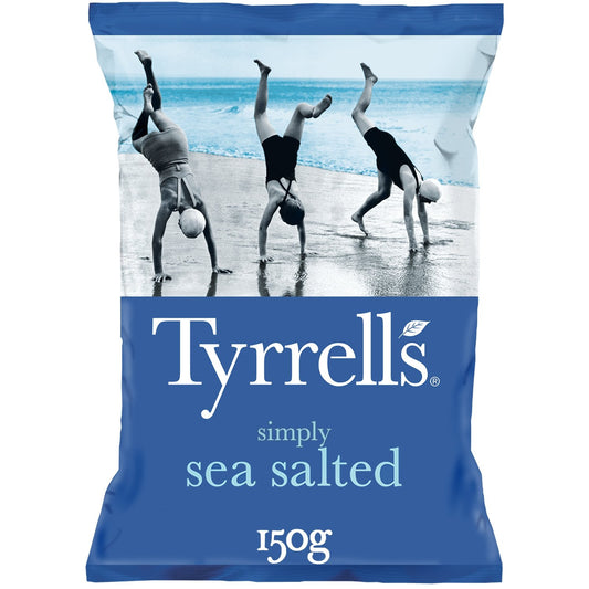 Chips Simplement Salées au Sel de Mer TYRRELL'S le sachet de 150g