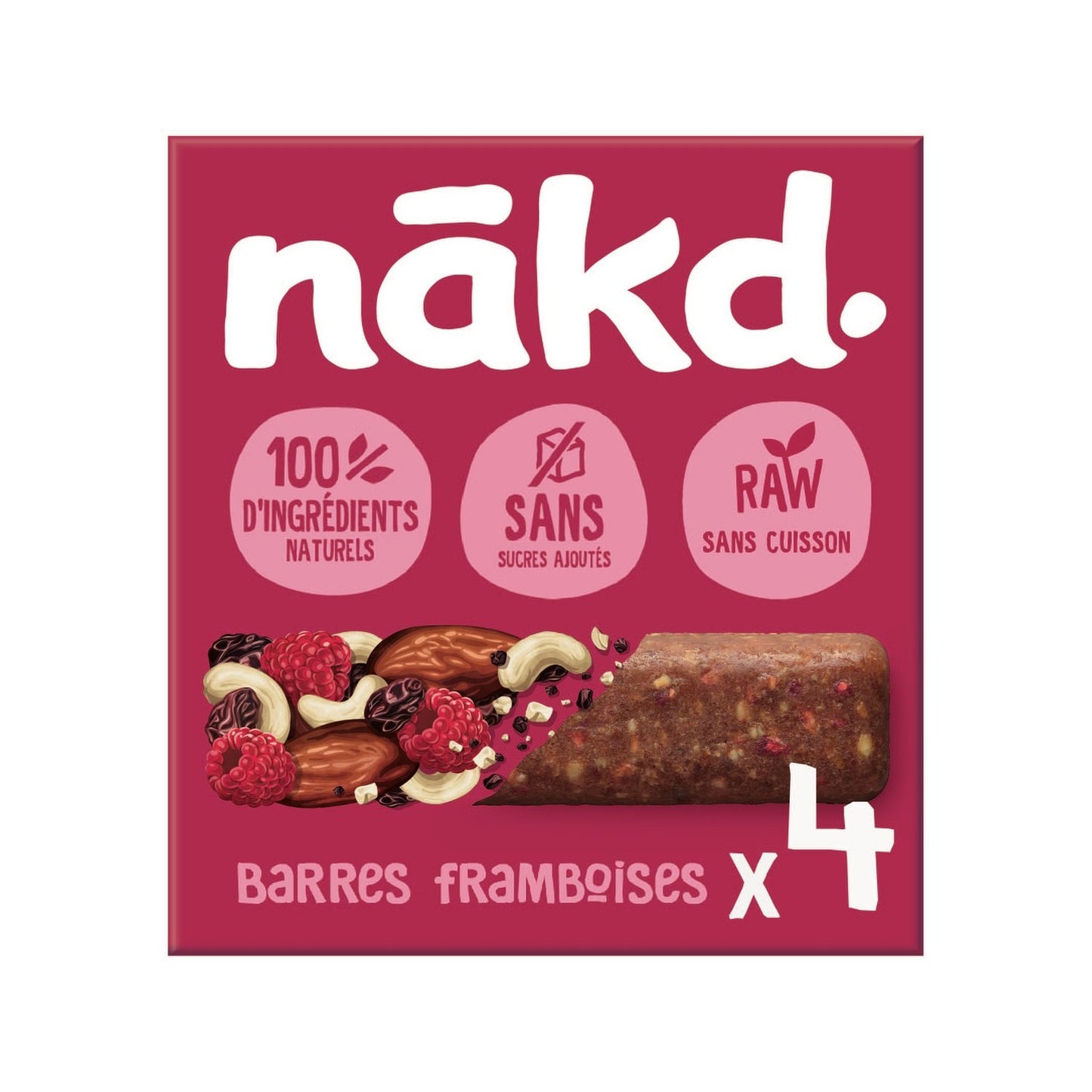 NAKD Raspberry Cereal Bars