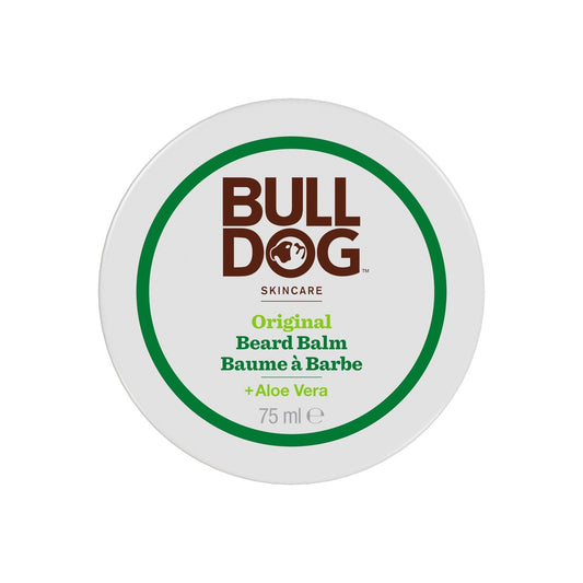 Baume Hydratant Barbe Aloe Vera Thé Vert Huile de Cameline BULLDOG le flacon de 75mL