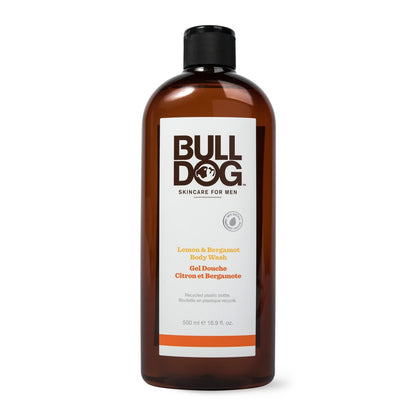 Herren-Körper-Duschgel mit natürlichem Zitronen-Bergamotte-Duft BULLDOG