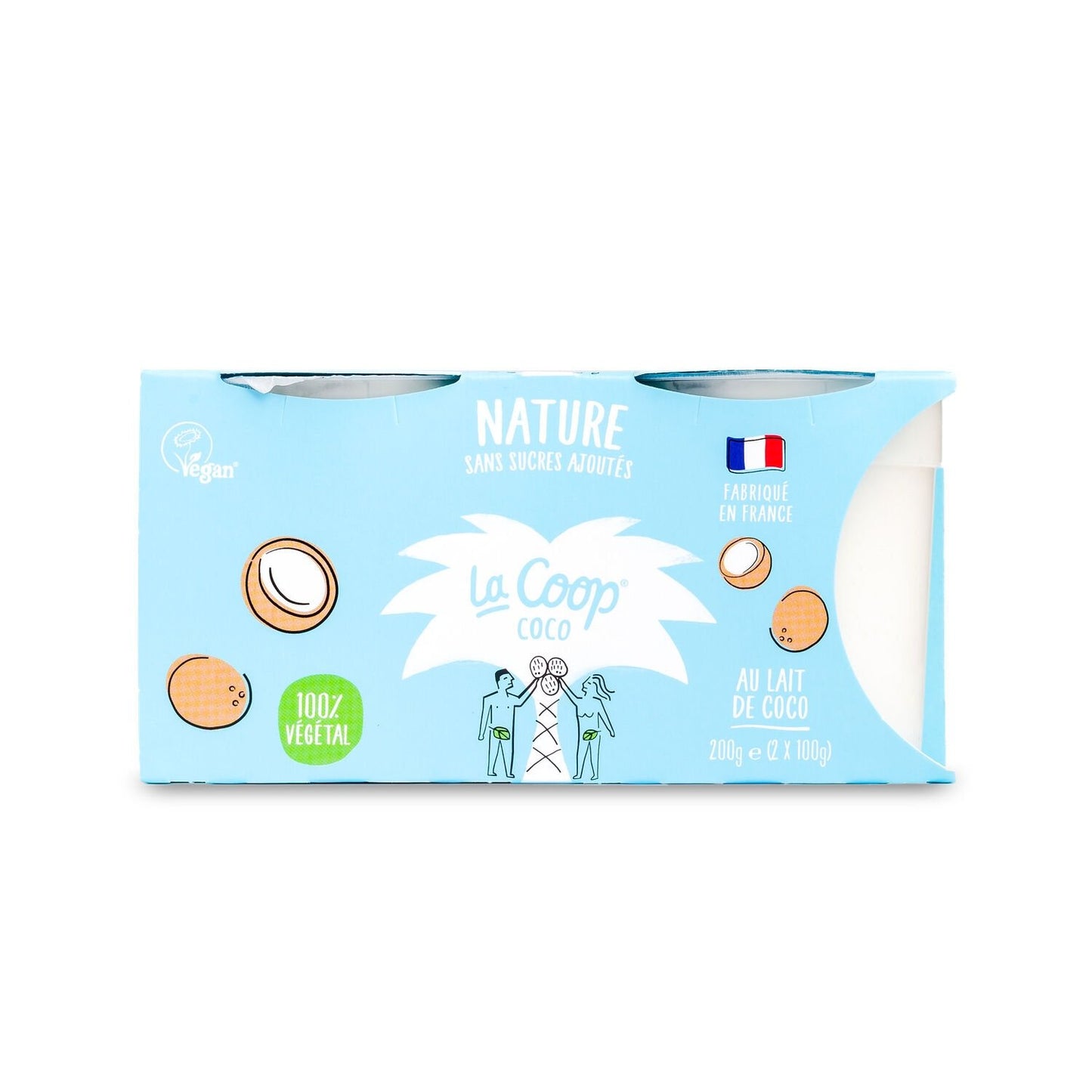 Dessert Végétal Nature au Lait de Coco LA COOP
