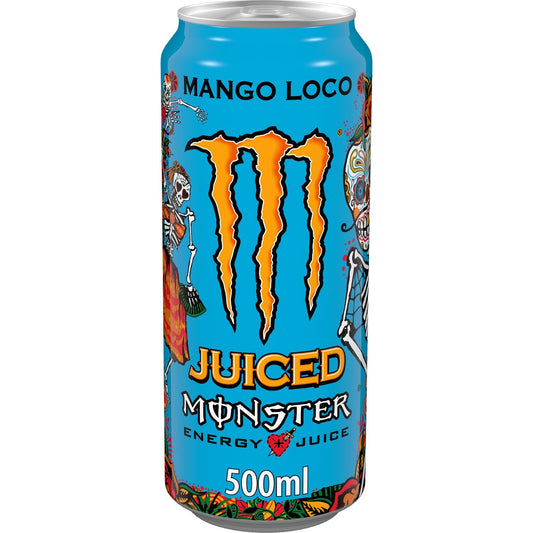 Boisson Énergisante Goût Mango Loco MONSTER la canette de 50cL
