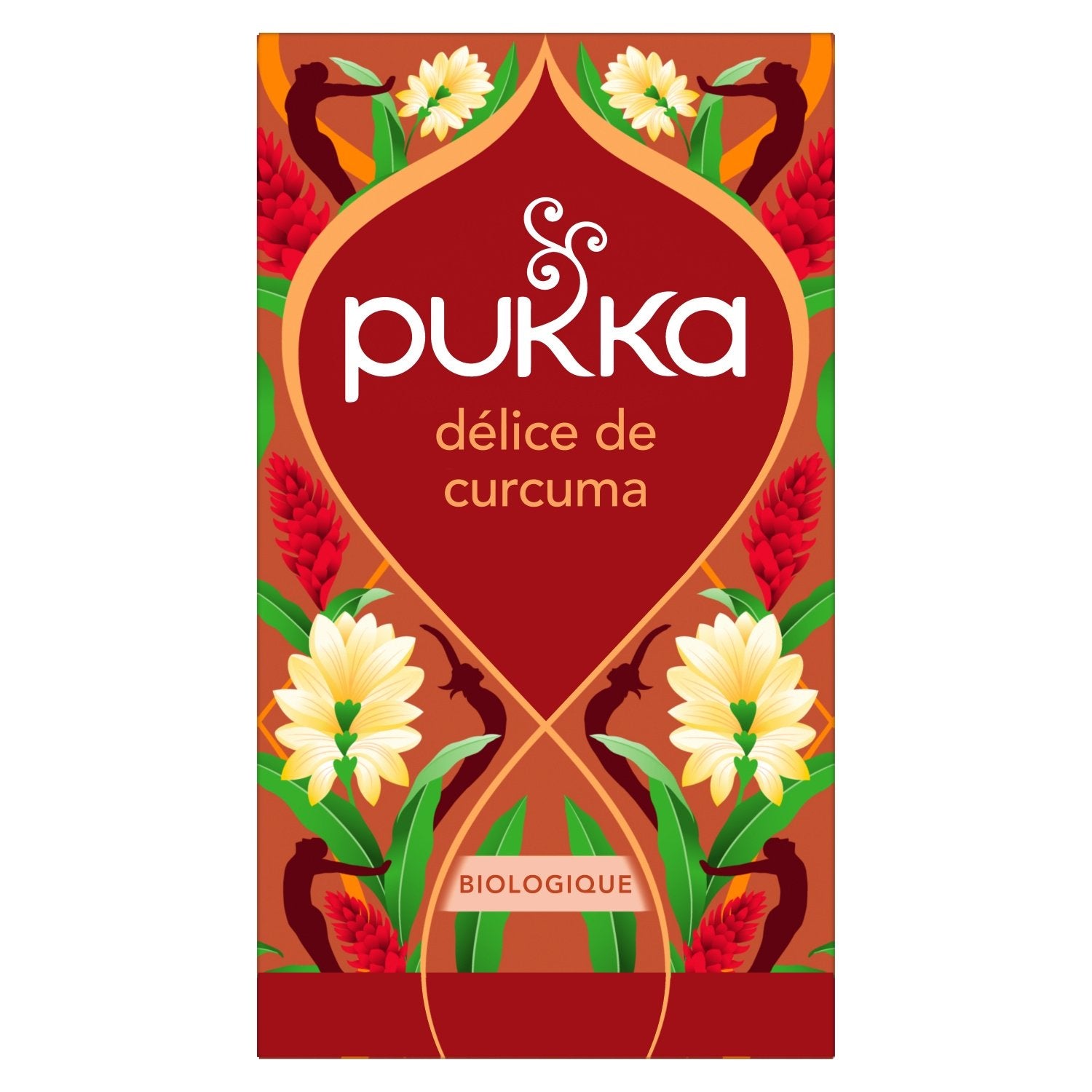 Infusion Curcuma Bio PUKKA la boite de 20 sachets