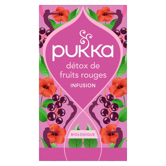 Infusion Fruits Rouges Détox Bio PUKKA 