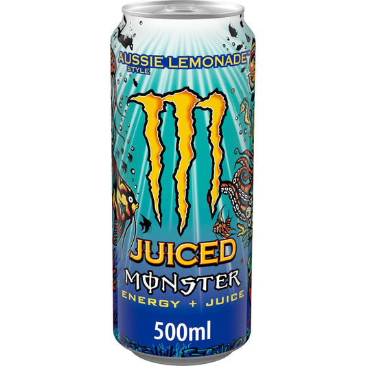 Boisson Énergisante Aussie Lemonade MONSTER la canette de 50cL