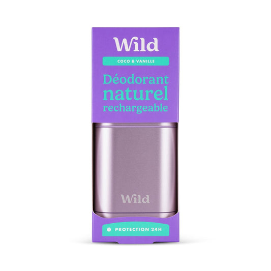 Déodorant Rechargeable à la Noix de Coco et Vanille WILD le flacon de 40g
