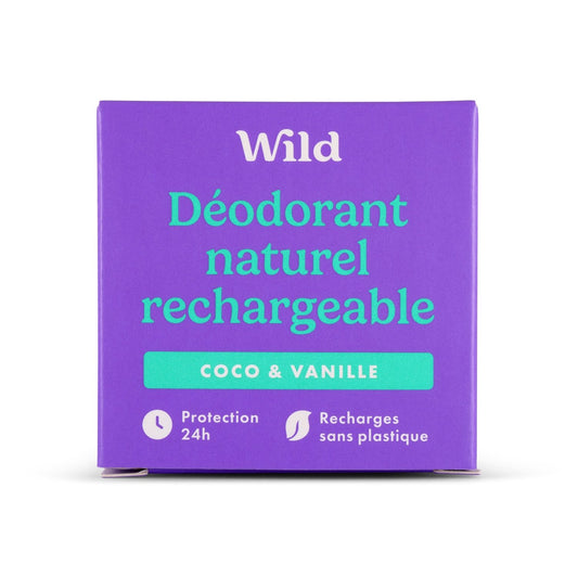 Déodorant Recharge Coco et Vanille WILD le pot de 40g