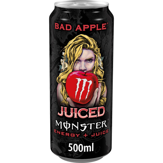 Boisson Énergisante Juiced Bad Apple MONSTER la canette de 50cL