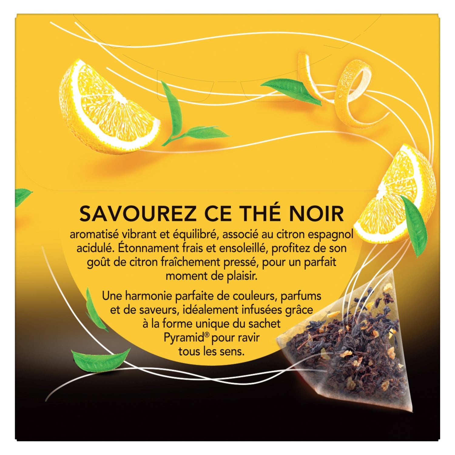 Thé Noir Citron Espagne LIPTON 