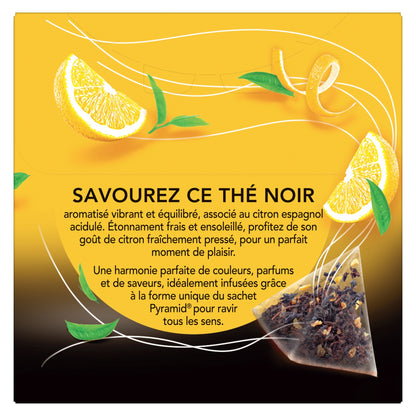 Thé Noir Citron Espagne LIPTON 