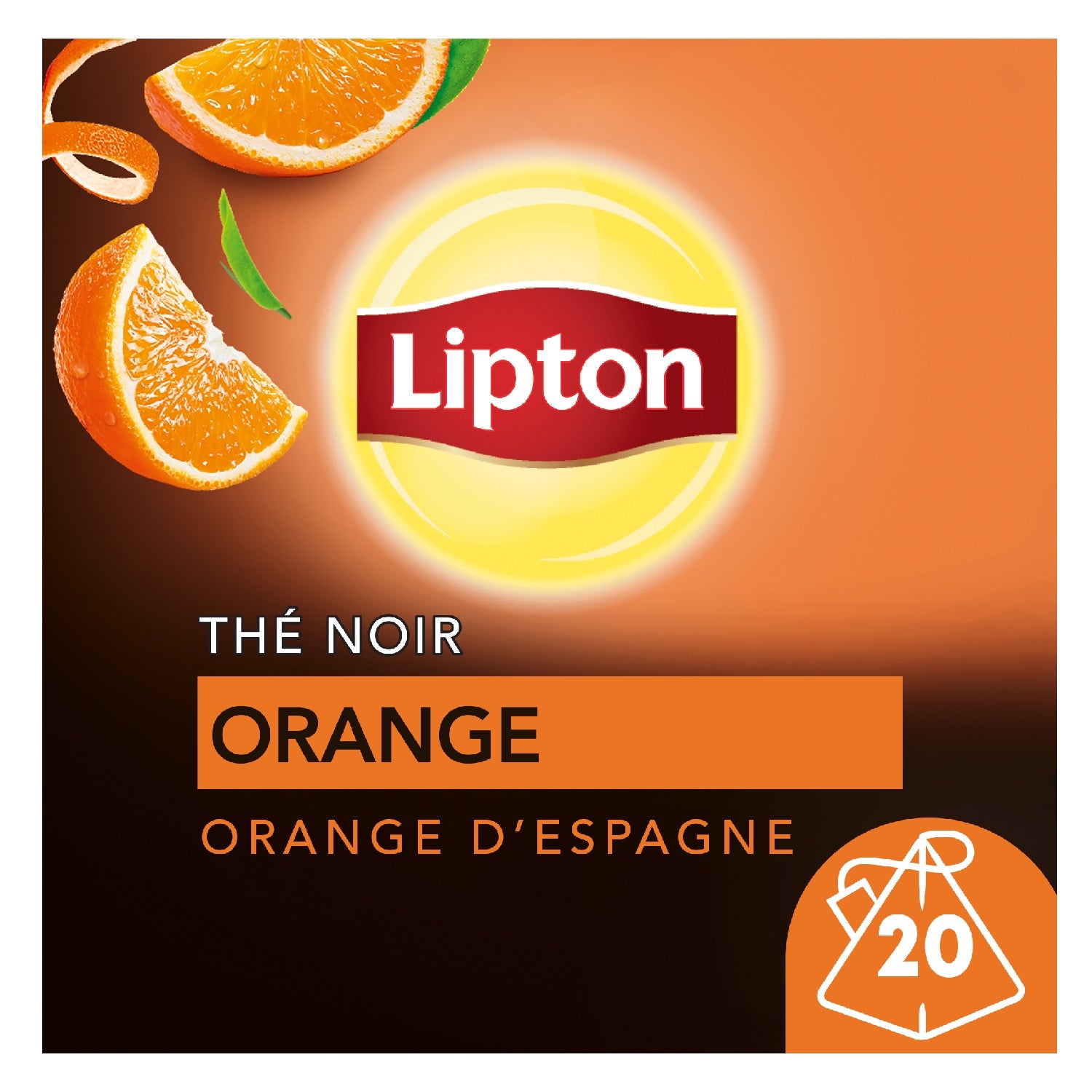Thé Noir Orange Espagne LIPTON 