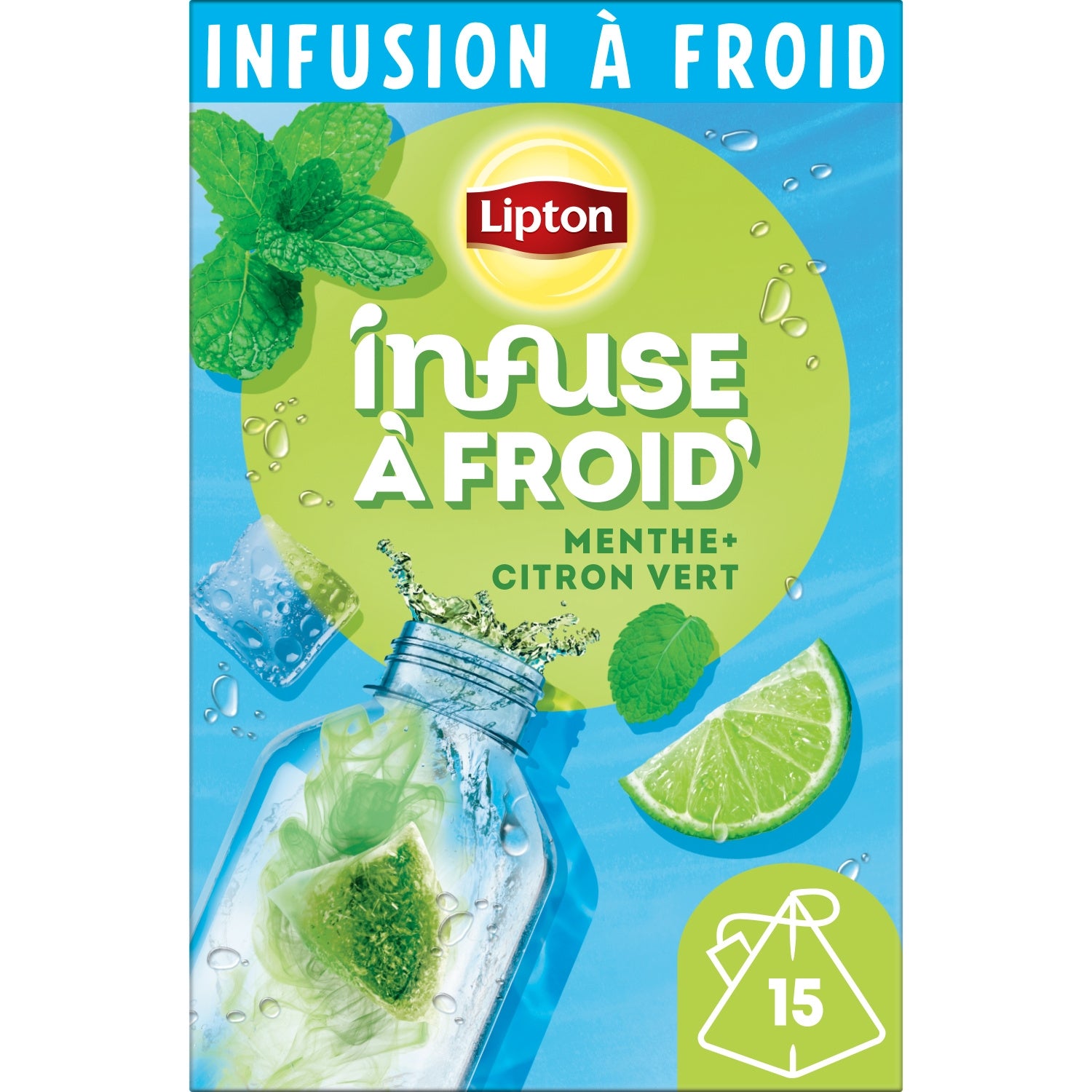 Infusion à Froid Citron Vert Menthe LIPTON 