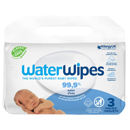Lingettes bébé A l'Eau Purifiée WATERWIPES 
