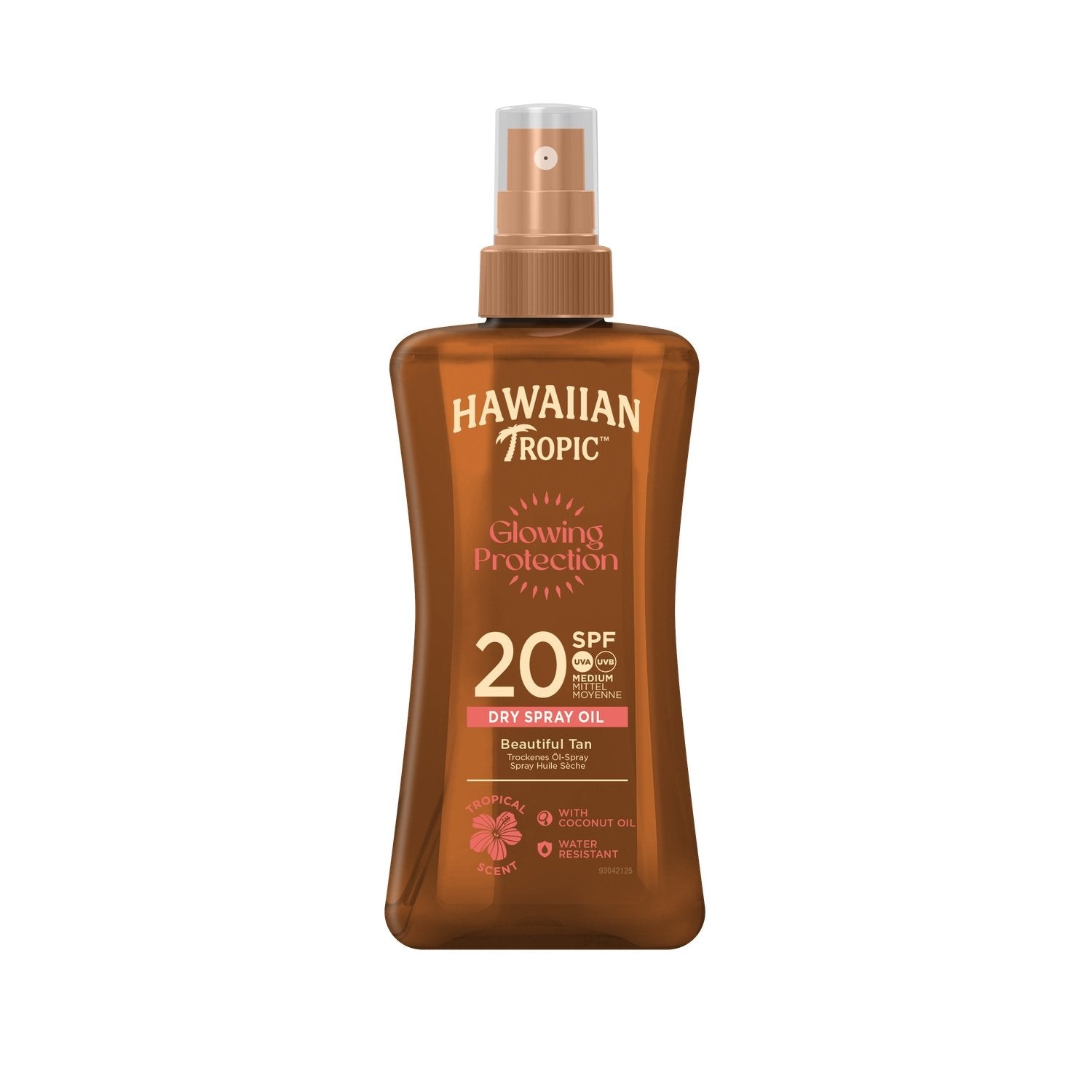 Huile Solaire Corps Spf 20 Protection et Hydratante Parfum Tropical HAWAIIAN TROPIC le flacon de 200 ml
