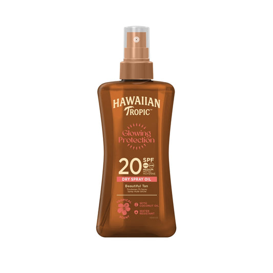 Huile Solaire Corps Spf 20 Protection et Hydratante Parfum Tropical HAWAIIAN TROPIC le flacon de 200 ml