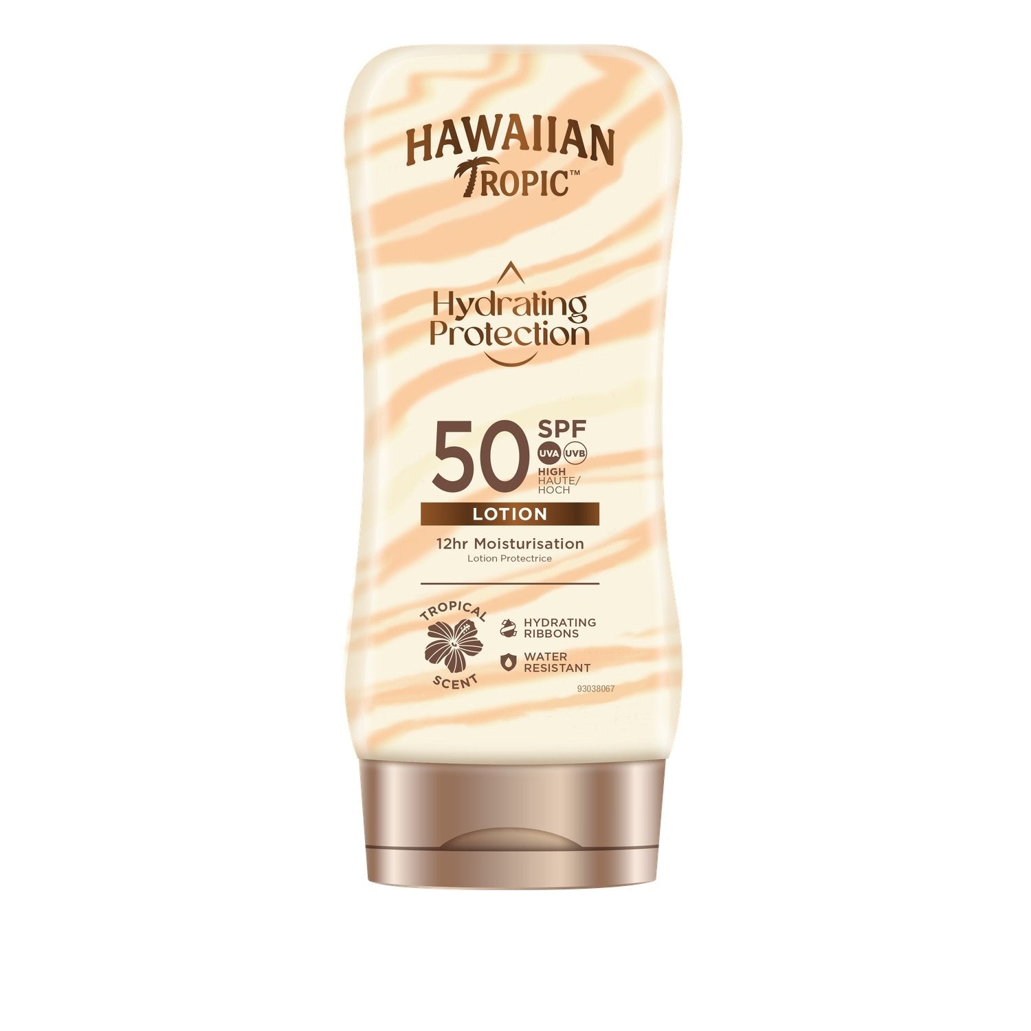 Crème Solaire Lait Corps Spf 50 Hydratant 12h Silk Hydration HAWAIIAN TROPIC le flacon de 180mL
