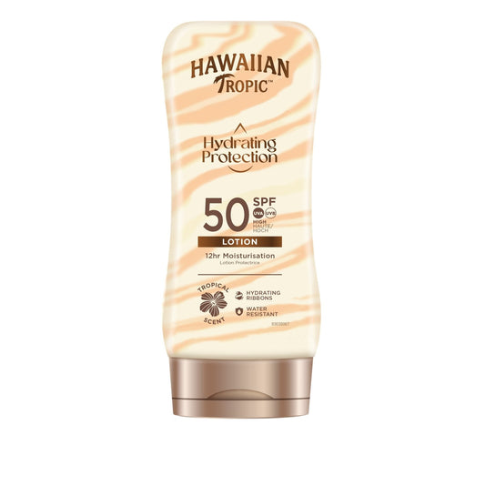 Crème Solaire Lait Corps Spf 50 Hydratant 12h Silk Hydration HAWAIIAN TROPIC le flacon de 180mL