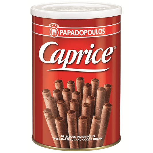 Gaufrettes fourrées noisette cacao PAPADOPOULOS 