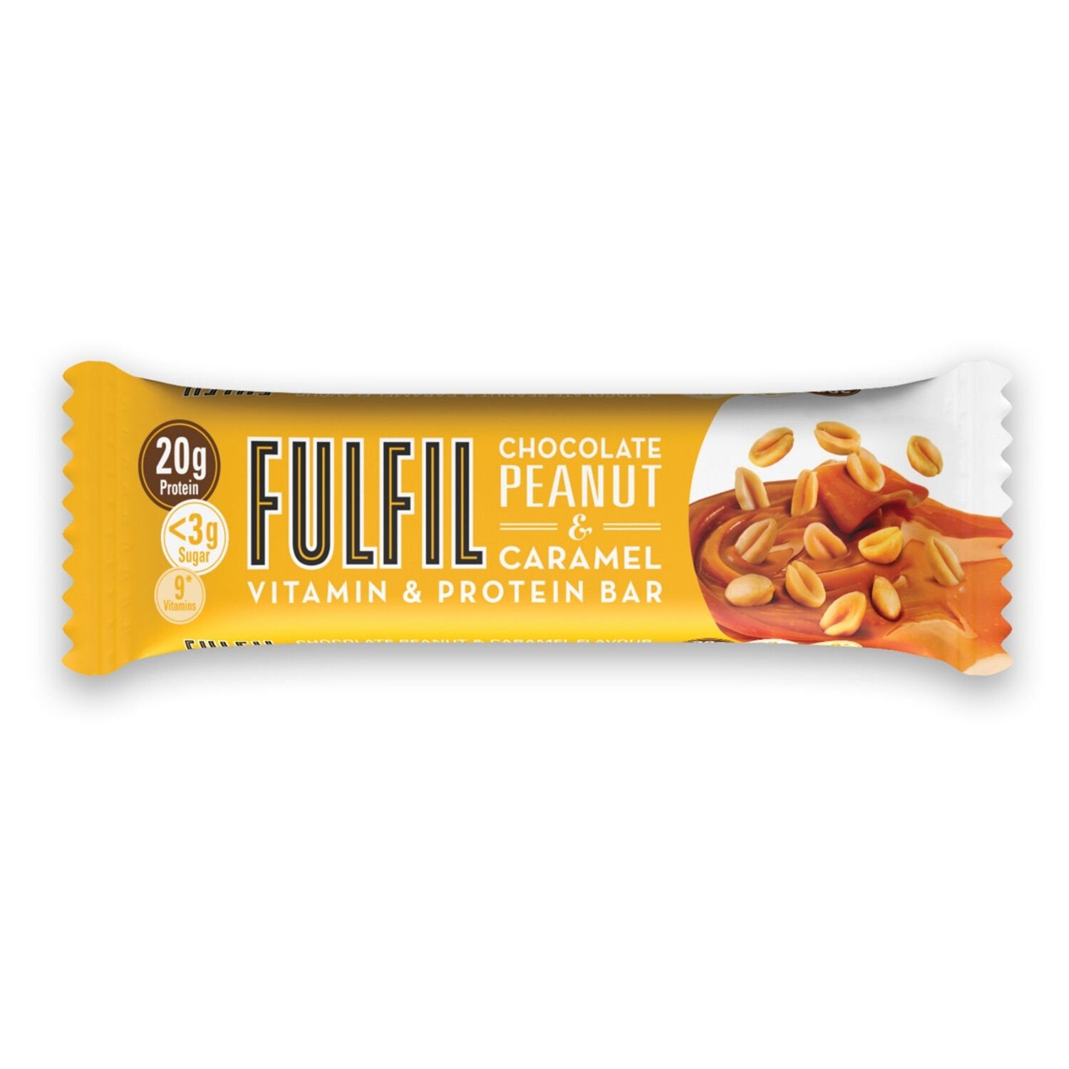 Barre Chocolatée Peanut & Caramel FULFIL la barre de 55g