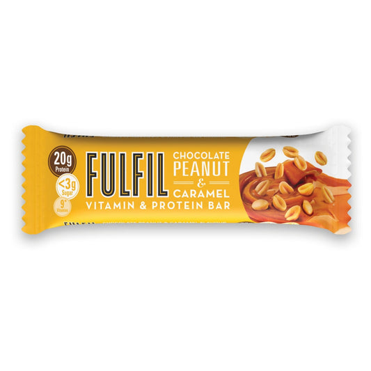 Barre Chocolatée Peanut & Caramel FULFIL la barre de 55g