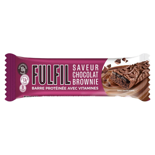 FULFIL Protein Bar with Vitamins Chocolate Brownie Flavor