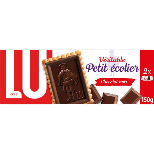 Biscuits Petit Beurre Nappés au Chocolat Noir Petit Ecolier LU