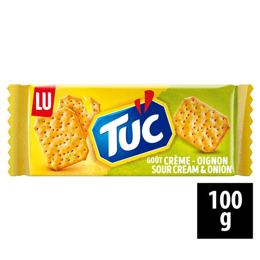 Biscuits Apéritifs Crackers Goût Crème Oignon Tuc LU Le sachet de 100 g
