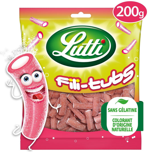 LUTTI Strawberry Fili Tubs Candies