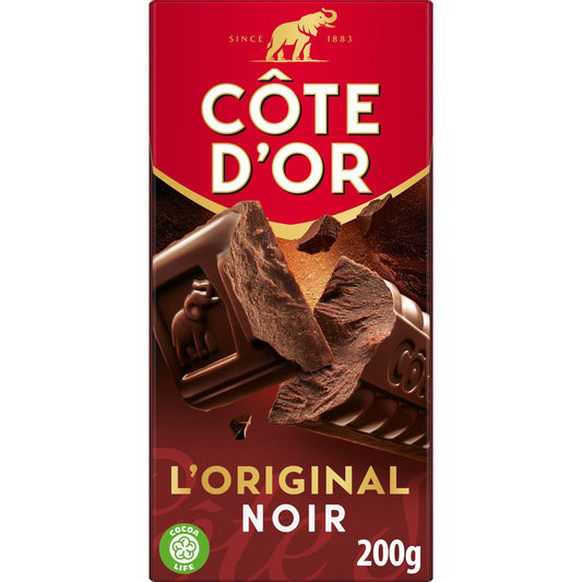 Tablette de Chocolat Noir l'Original COTE D'OR La tablette de 200 g
