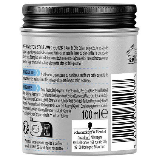 Got2b Schwarzkopf Chic and Matte Styling Paste