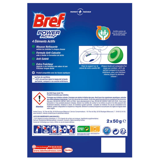 Bloc Wc Power Activ' Pin Duo-Pack BREF WC