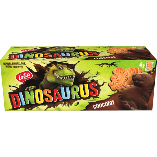 Biscuits Nappés Original Chocolat LOTUS DINOSAURUS le paquet 225g