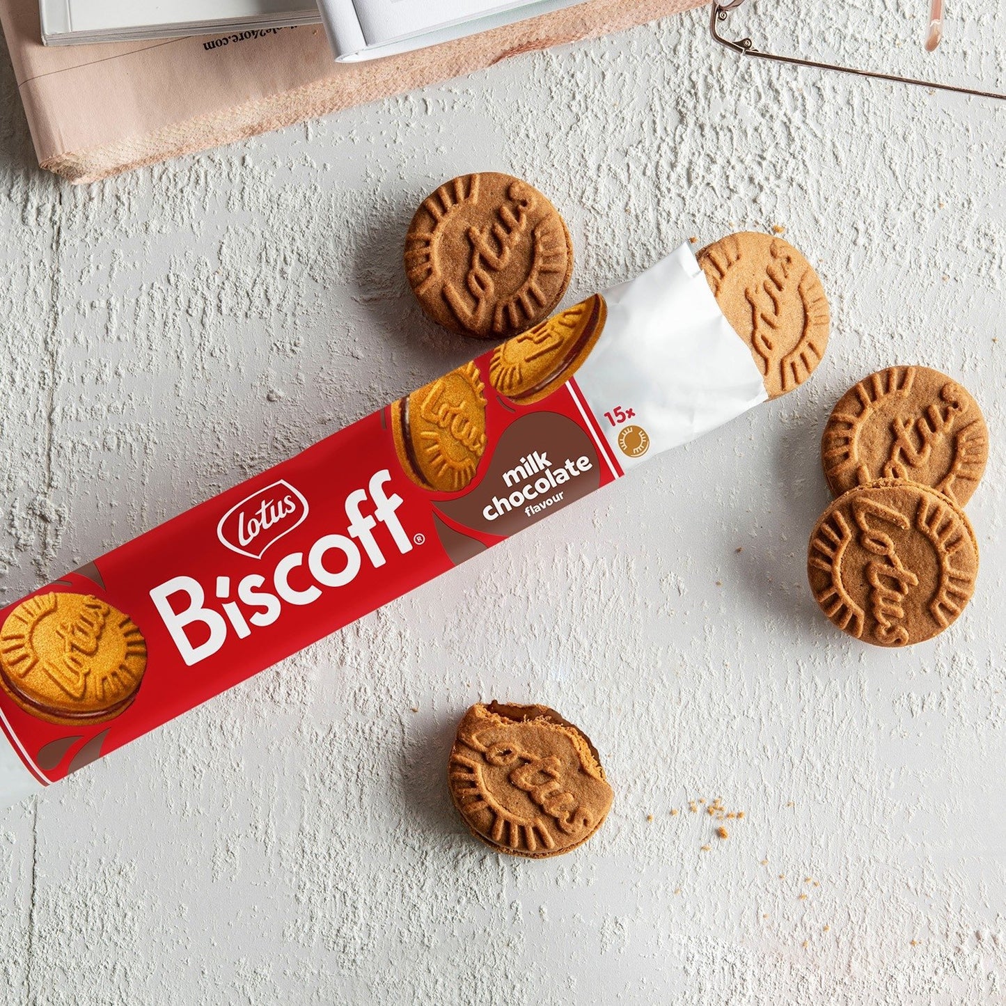 LOTUS BISCOFF Kekse mit Schokoladengeschmack und Cremefüllung