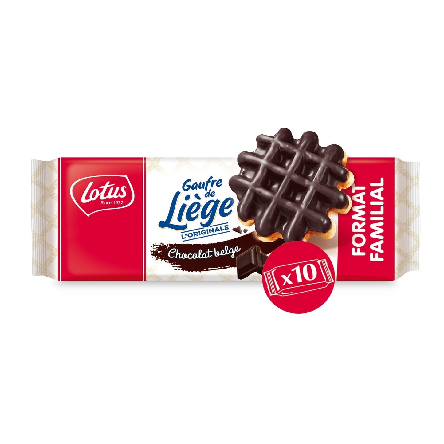 Gaufres De Liège Au Chocolat Format Familial LOTUS 