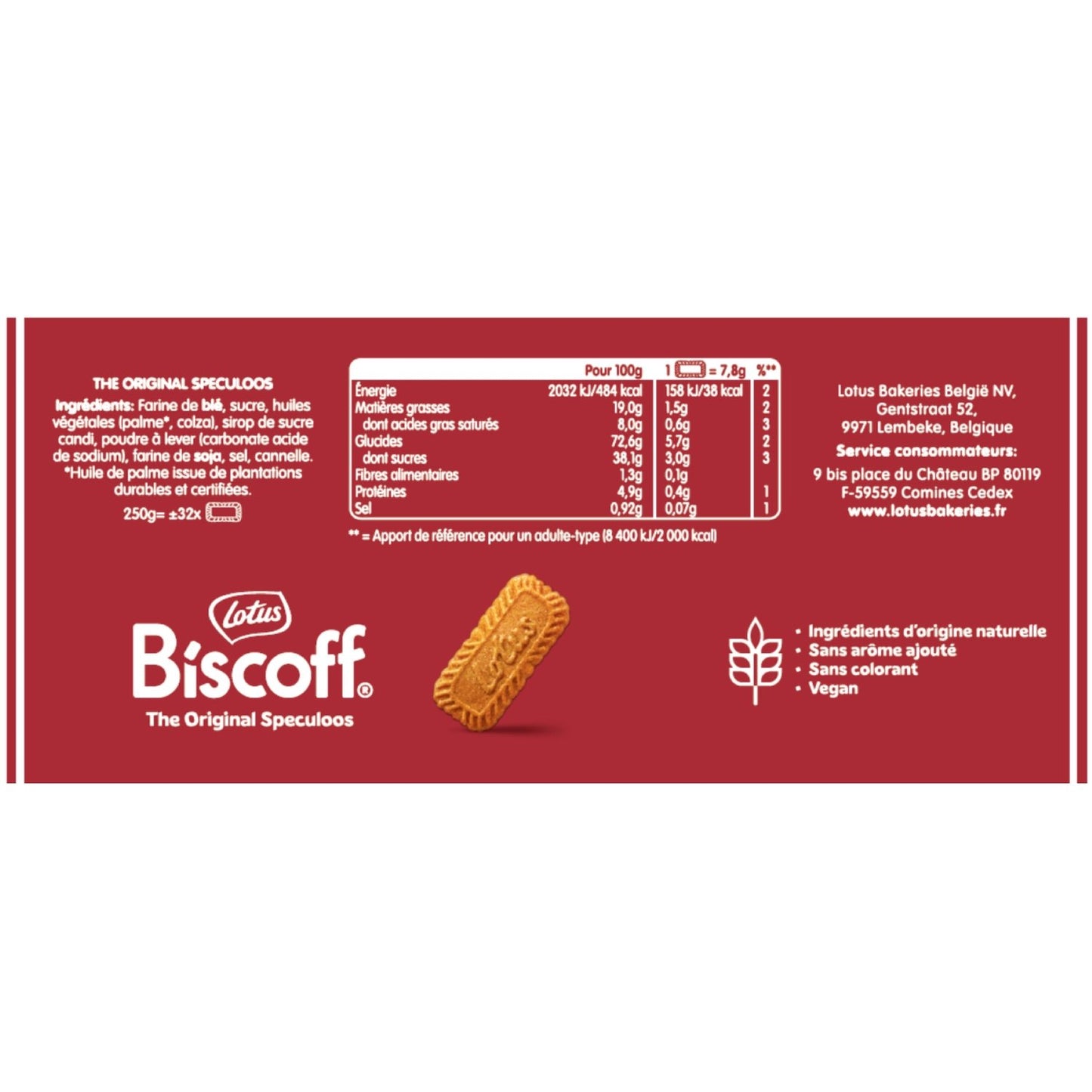 LOTUS BISCOFF Original Speculoos Biscuits