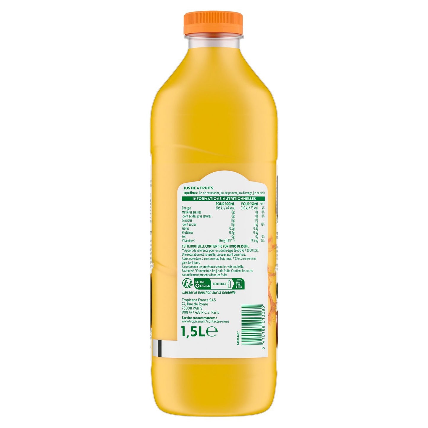 Jus de Fruits Réveil Fruité Sans Sucres Ajoutés TROPICANA