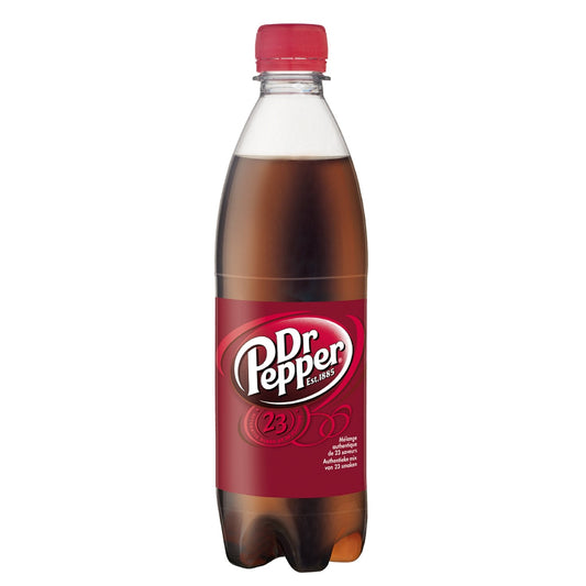Soda au Cola DR PEPPER la bouteille de 50cL