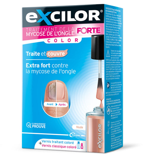 Soin Ongles Mycose Forte Color Nude EXCILOR