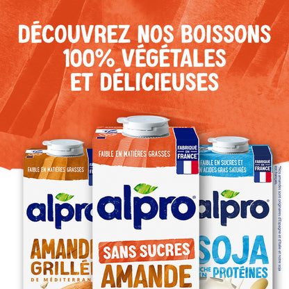 Boisson Végétale Amande Blanche Sans Sucres ALPRO