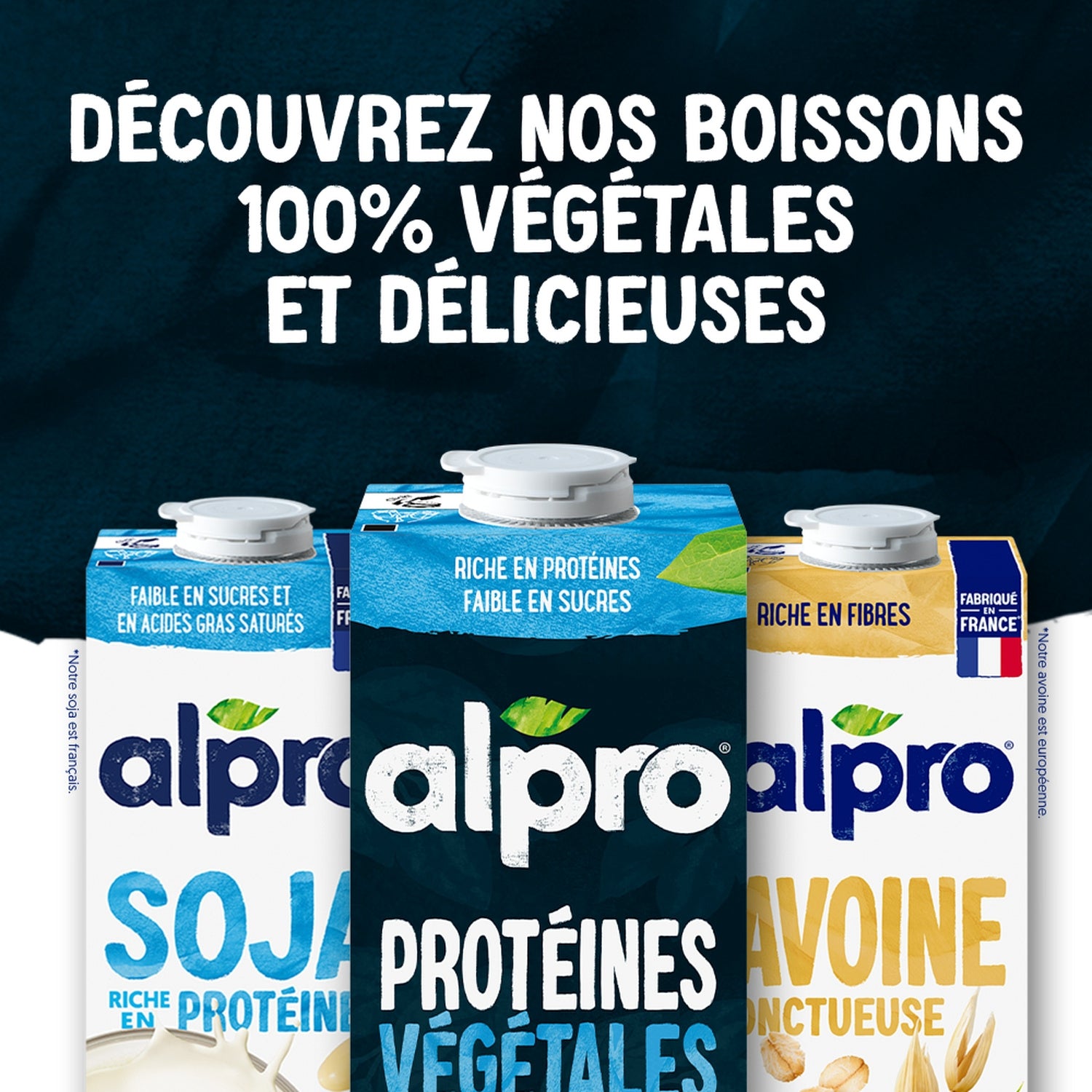 Boisson Végétale Soja Protéinée Nature ALPRO 