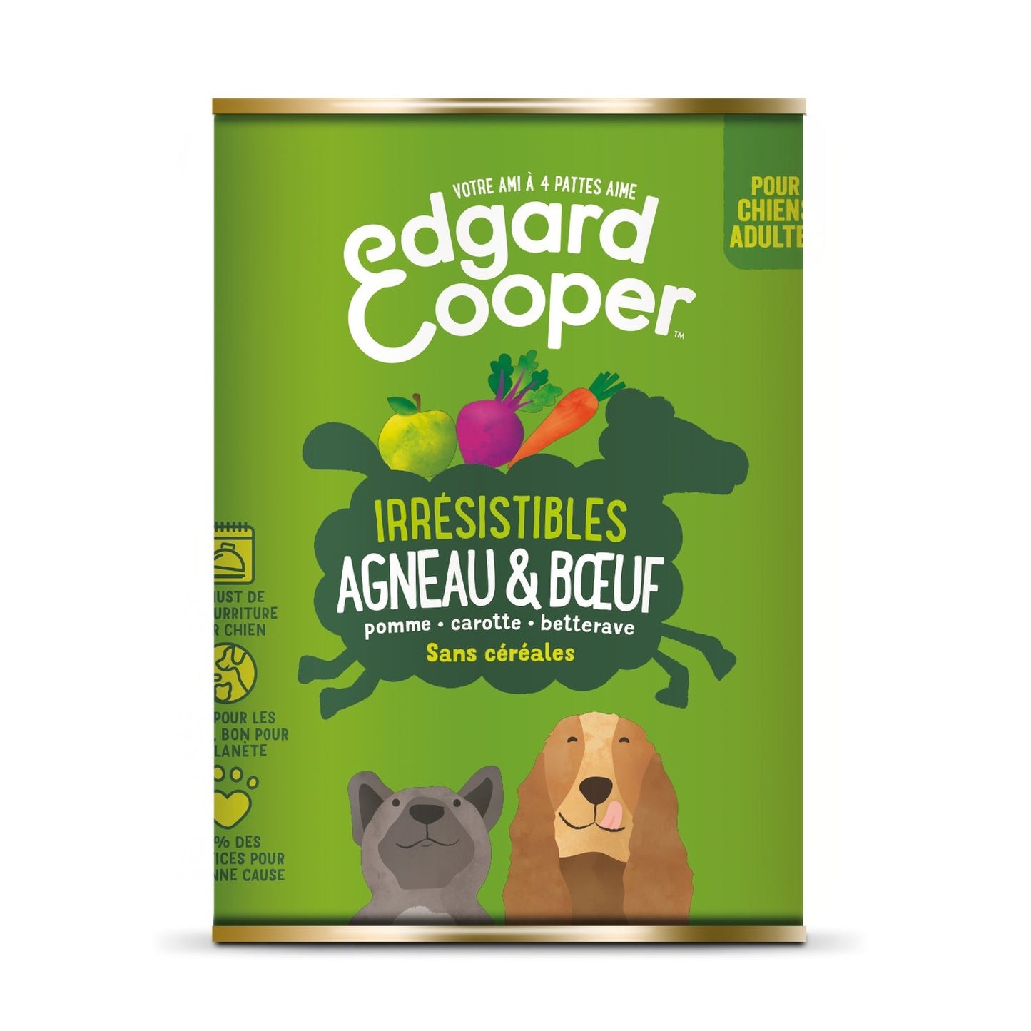 Edgar &amp; Cooper Irresistible Grain-Free Lamb &amp; Beef Adult Dog Food