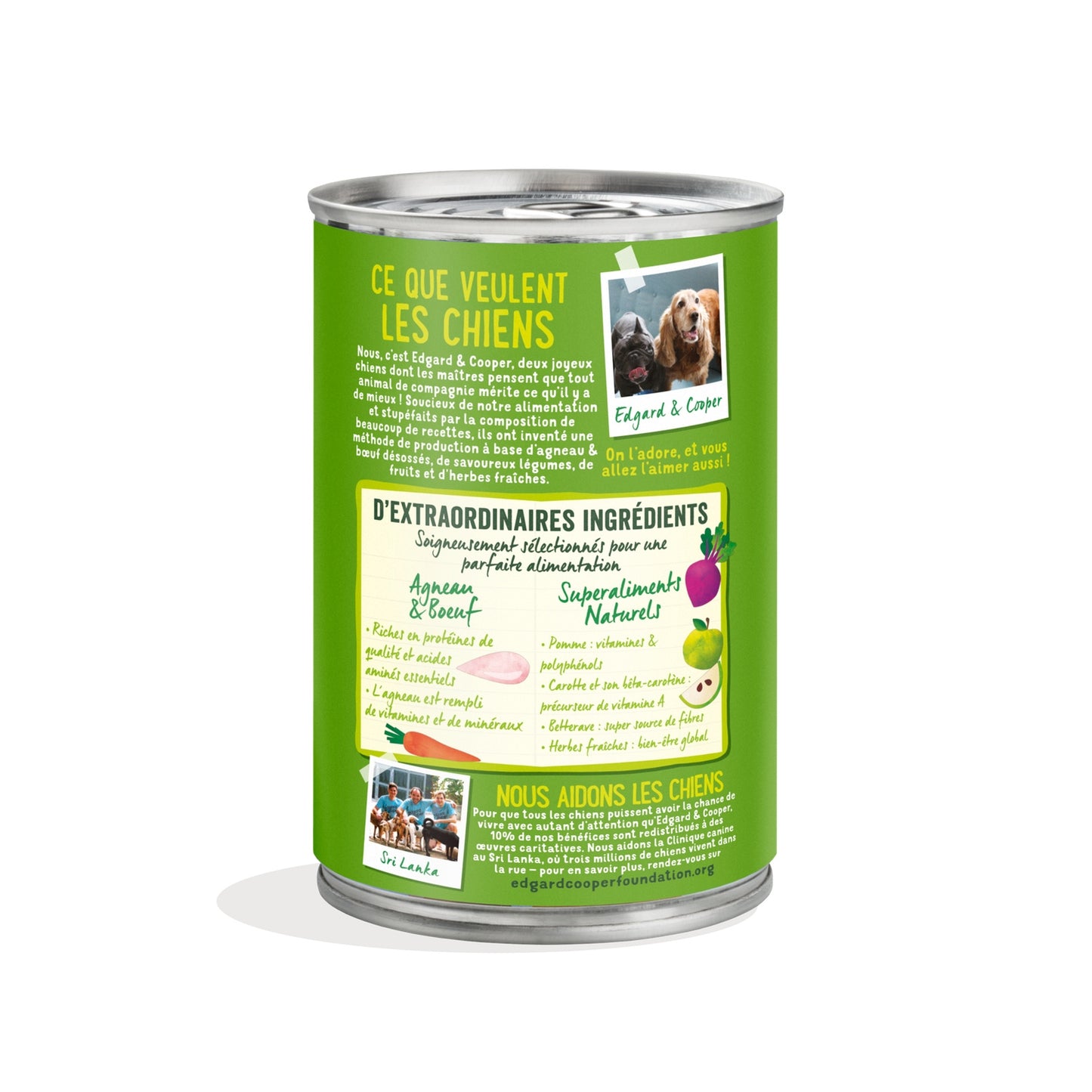 Edgar &amp; Cooper Irresistible Grain-Free Lamb &amp; Beef Adult Dog Food