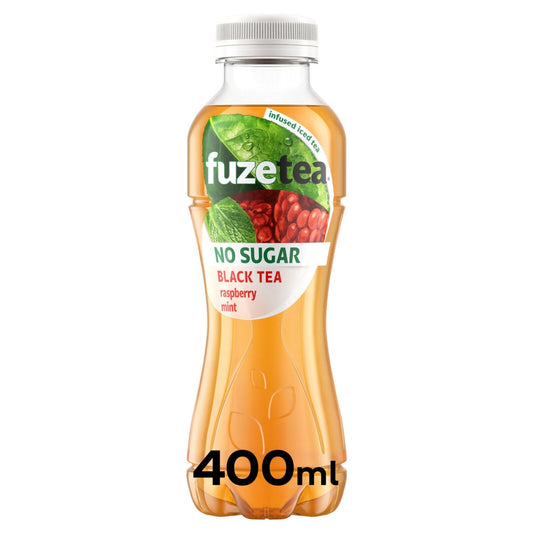FUZE TEA Sugar-Free Iced Black Tea Raspberry Mint Drink