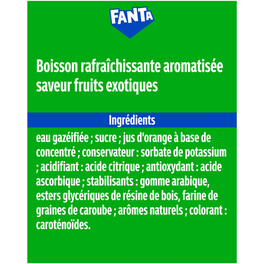 FANTA Tropical Flavor Soda